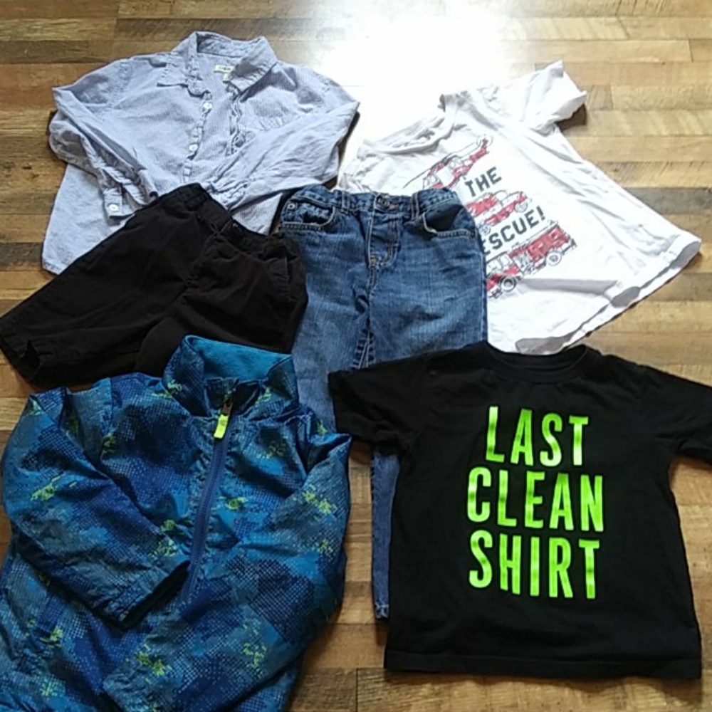 🐛 6 Pc Boys Children's Place Bundle 5T 5